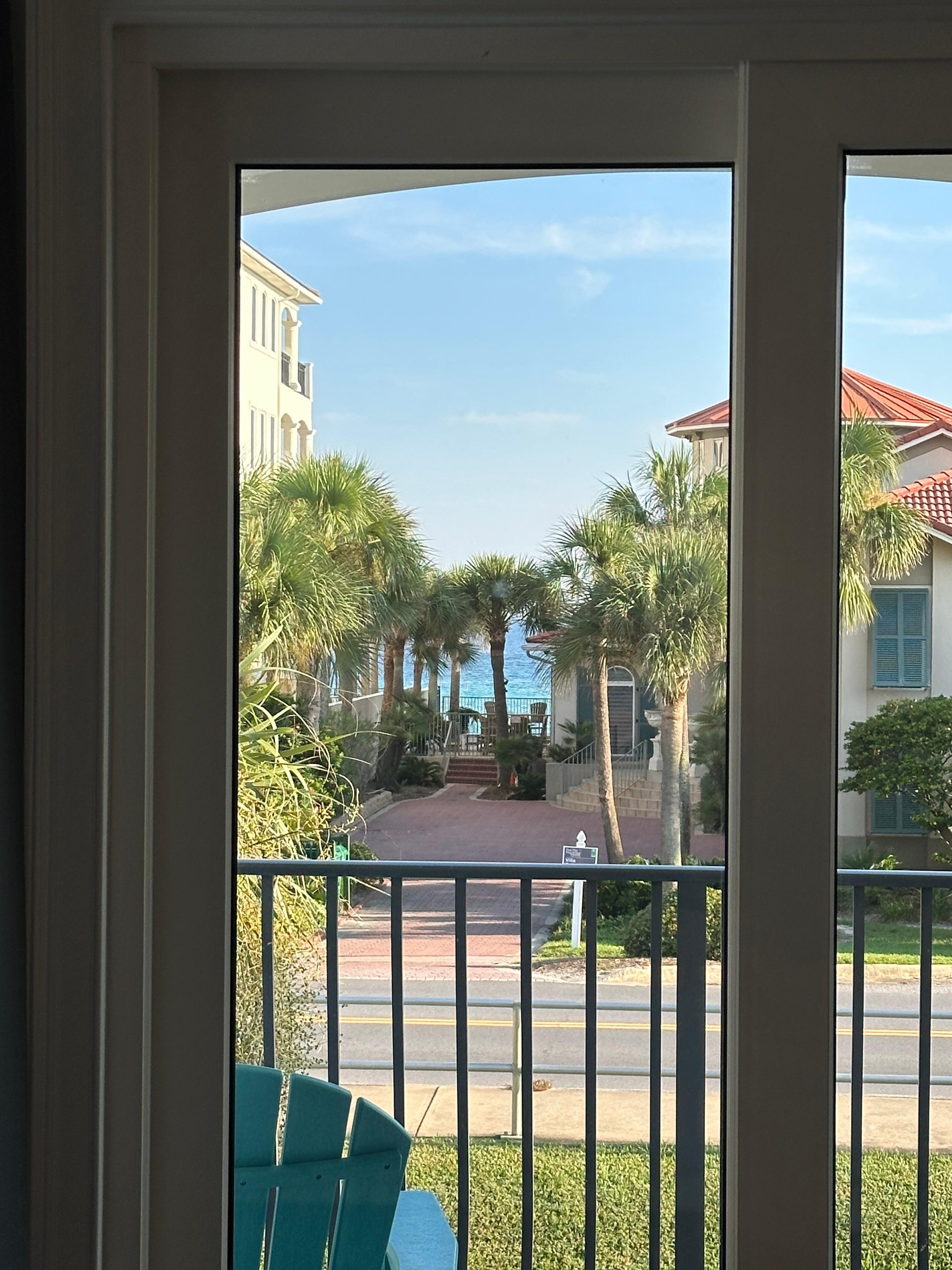 Beach from second floor