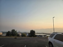 Beautiful Flathead Lake seen in the distance.