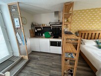 The kitchenette