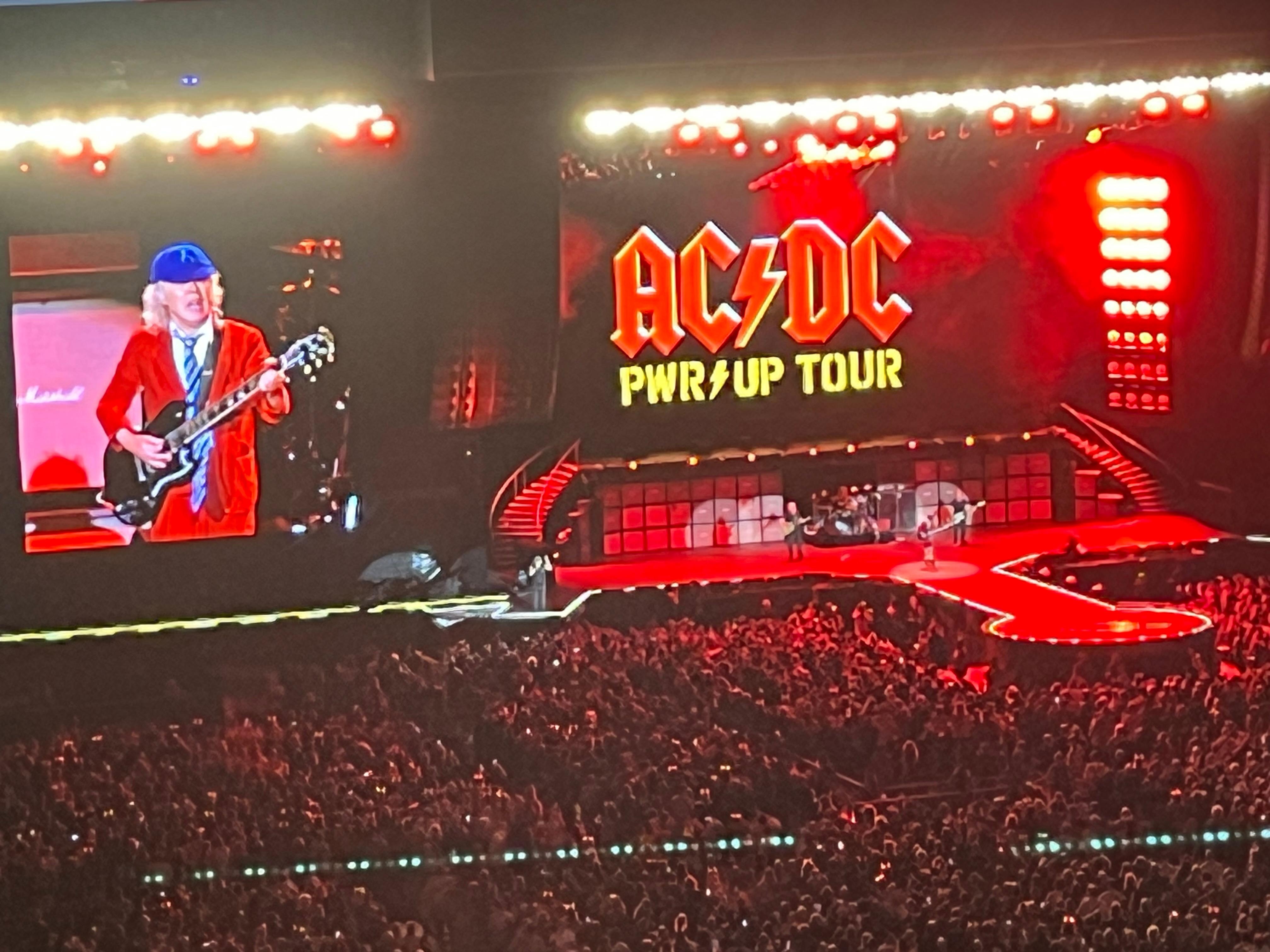 AC/DC taking the stage! 