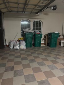 Trash was never picked up. There was still trash left from the prior guests & ours was added to the pile.