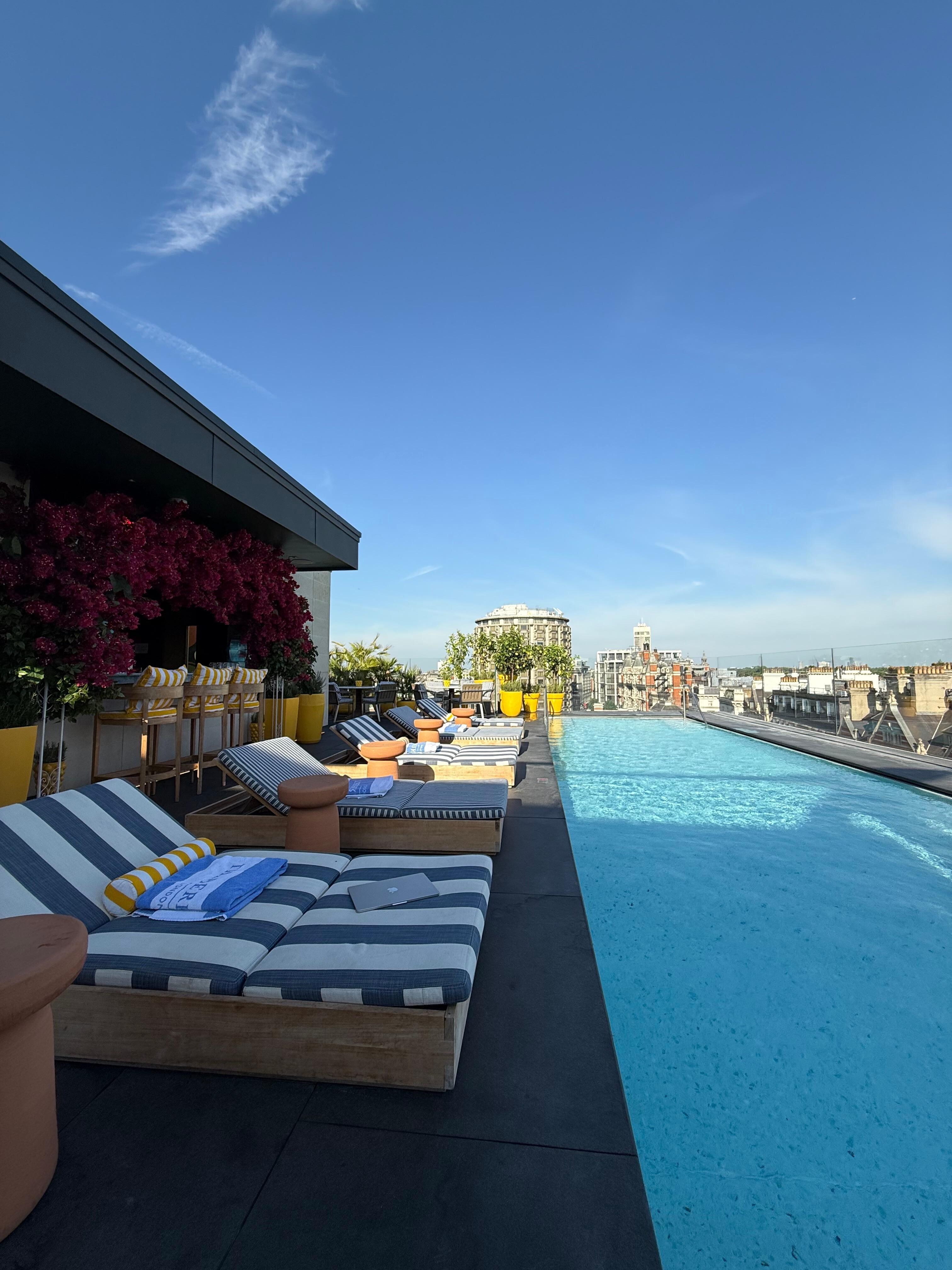 Roof top towards Harrods 
