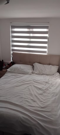 Comfy bed but not the double room with king size bed and sofa bed booked for a mother and son