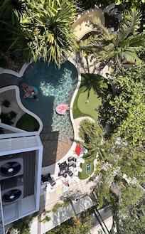 View of pool from 3rd floor lanai