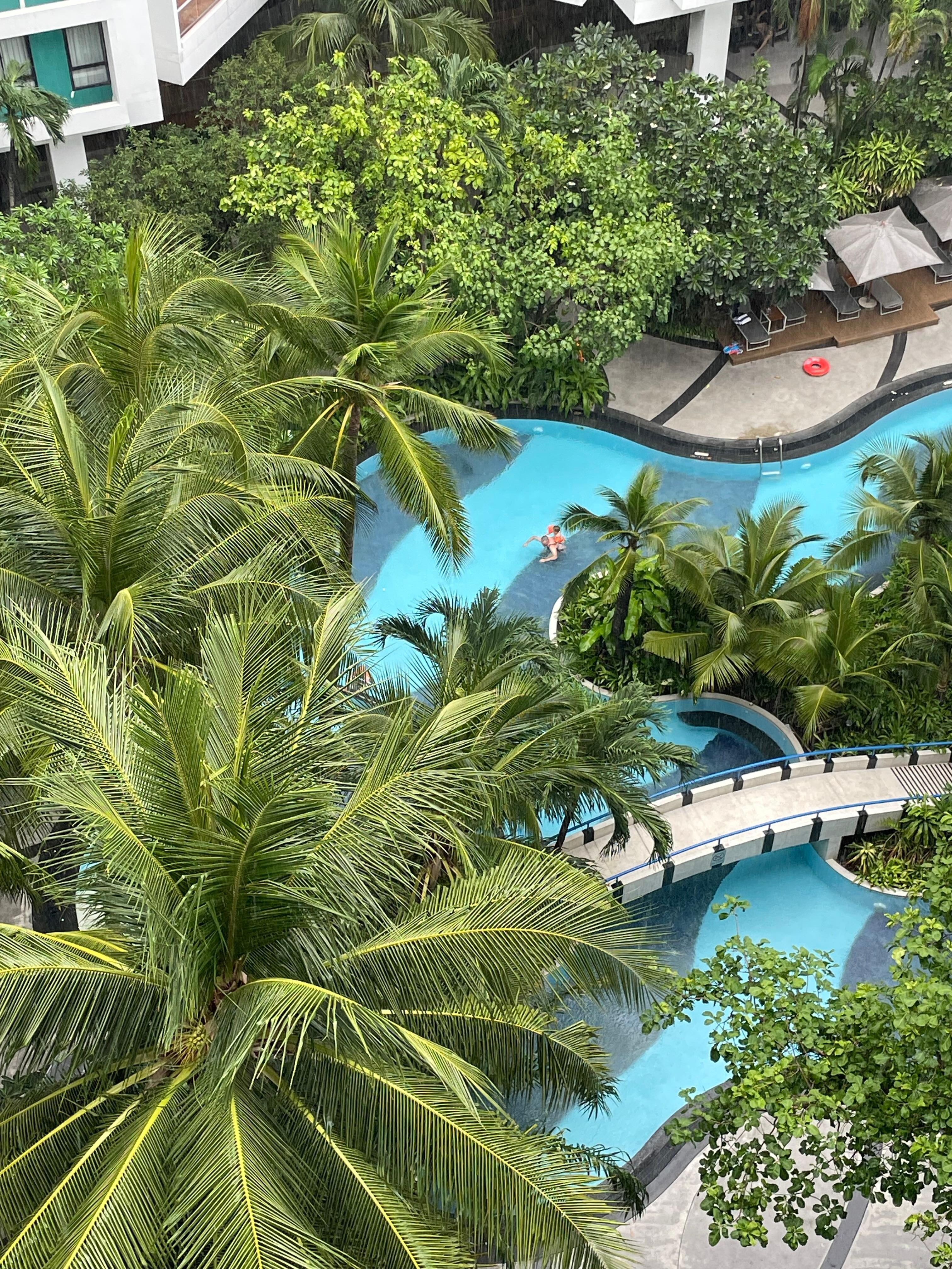 View from floor 14 balcony. 