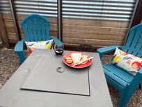 Cheese and wine after a day of traveling