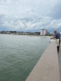 Pier view of hotel