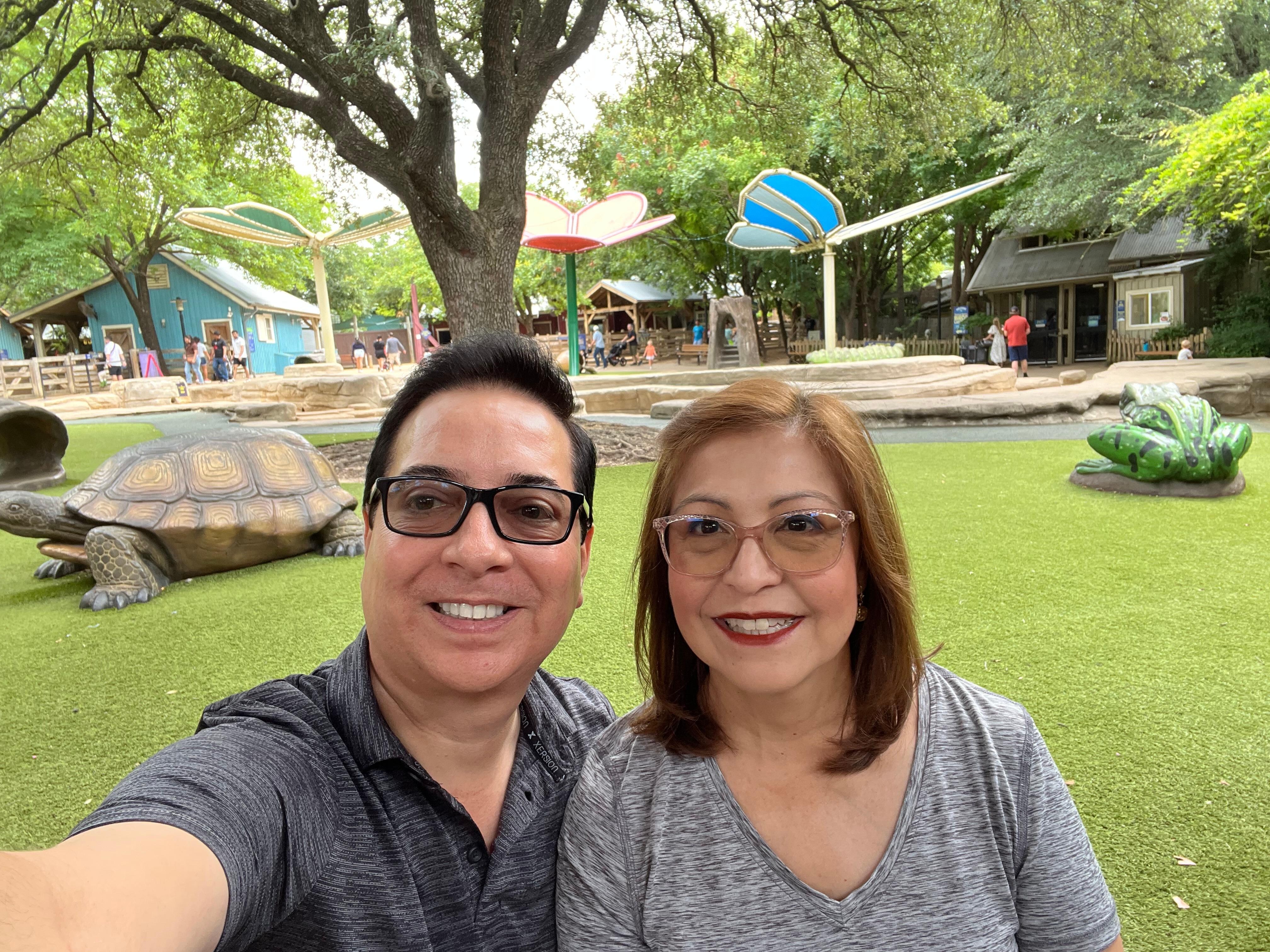The fabulous Dallas Zoo was just 20 minutes away.  