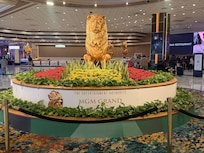 The lobby is breathtakingly beautiful.