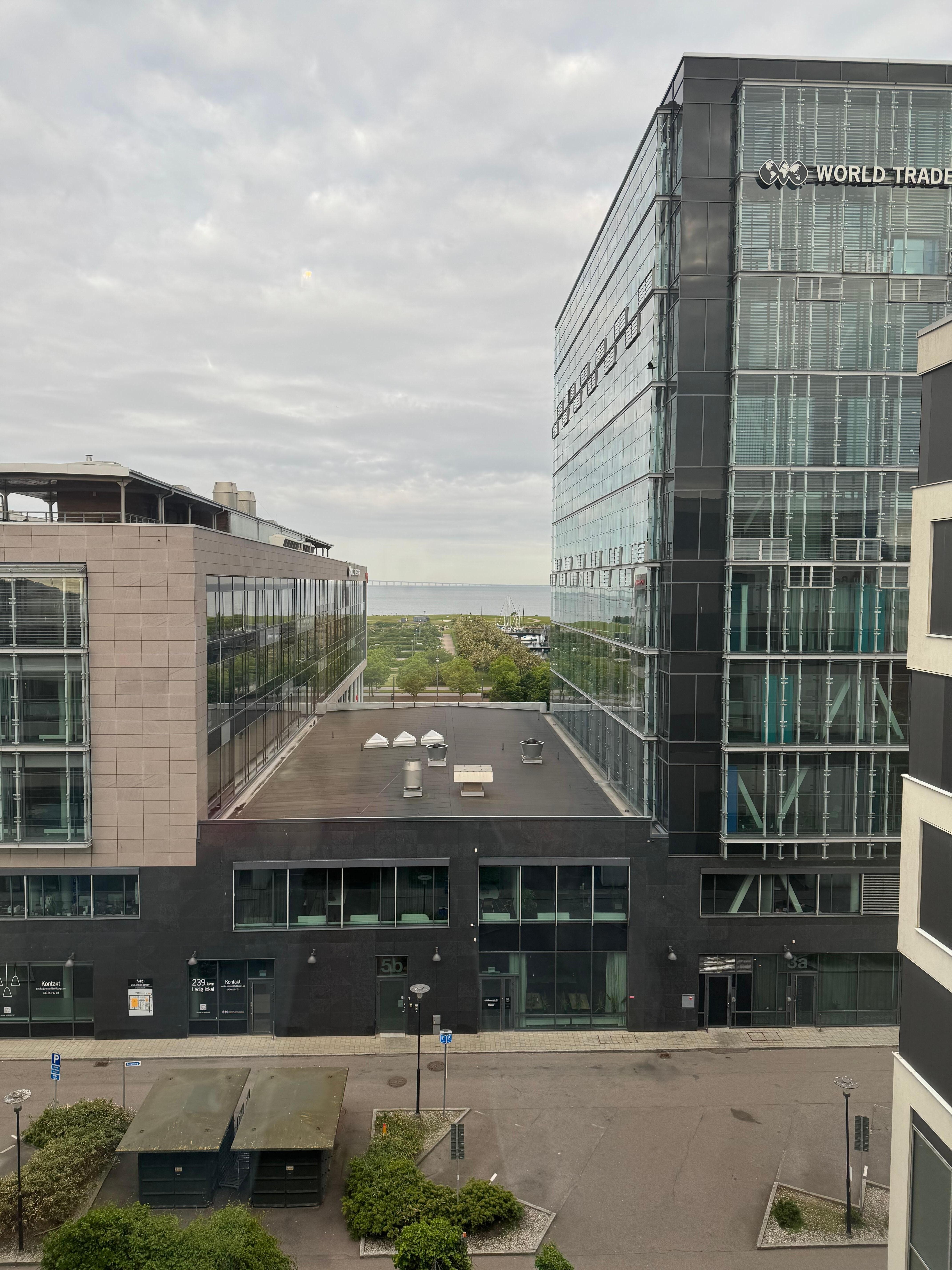 View from 6th floor by the elevator 