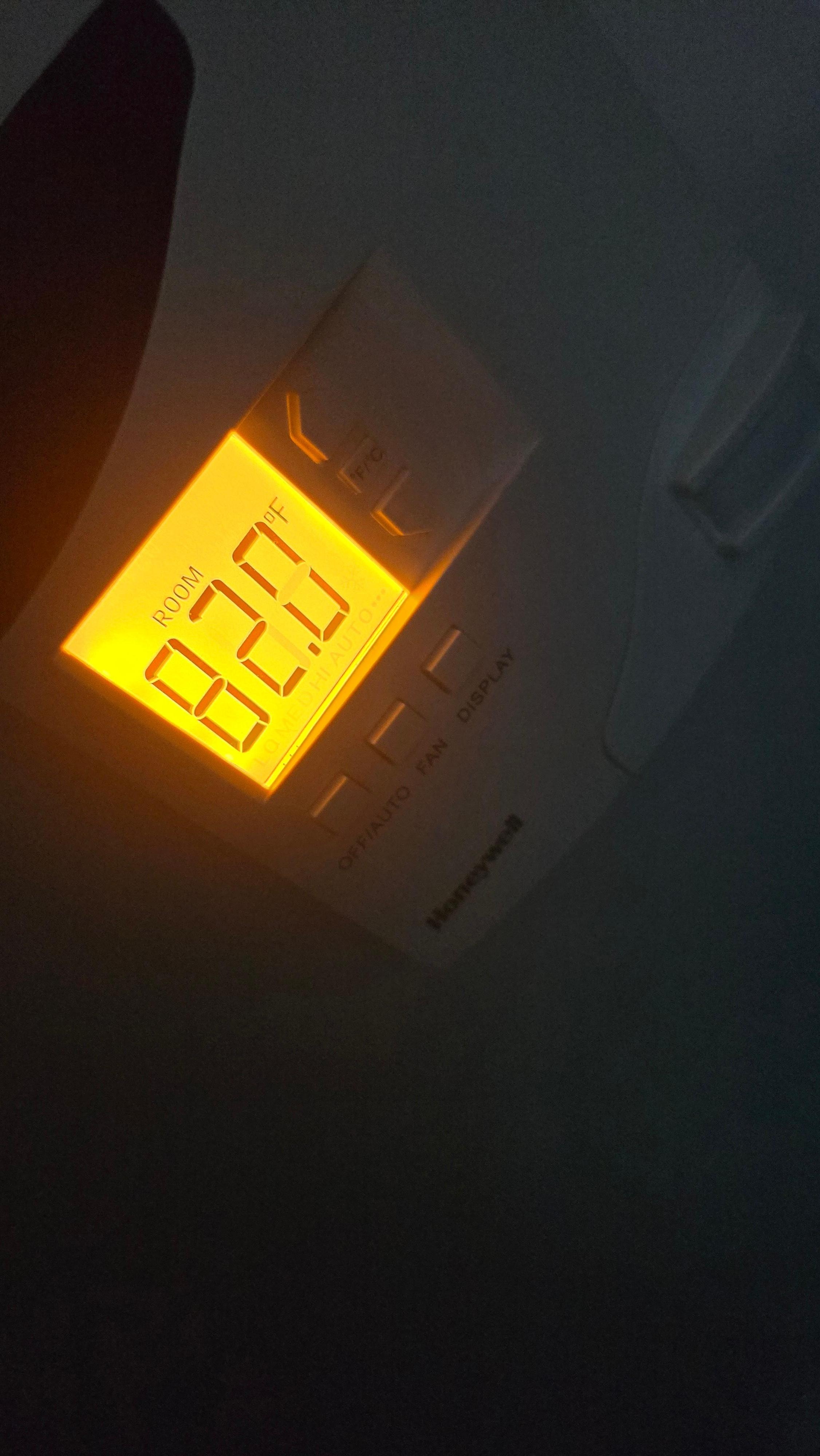 9am after been on all day.