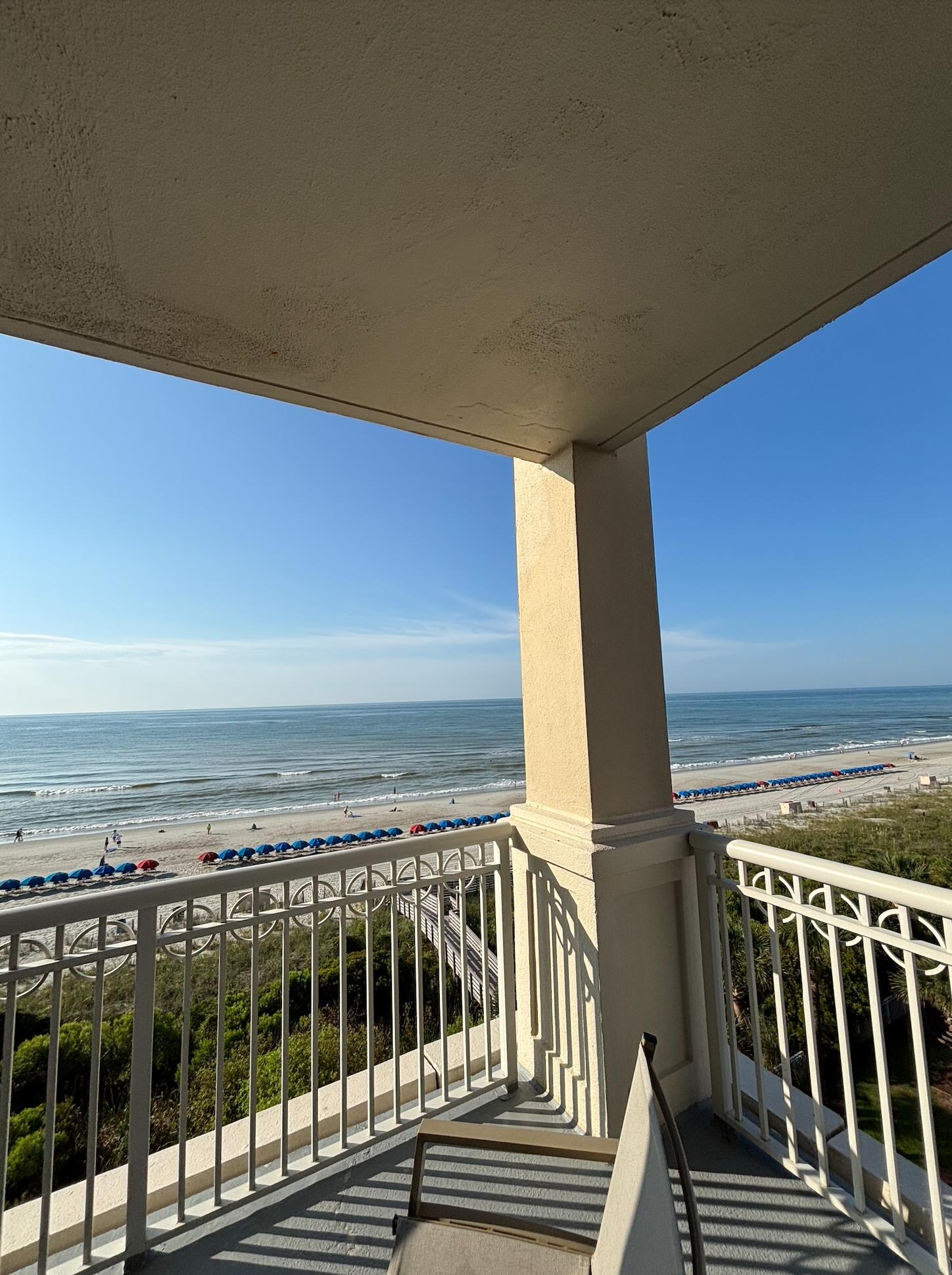 View from the balcony of the Conch Villa 1057 on the 5th floor
