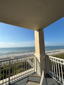 View from the balcony of the Conch Villa 1057 on the 5th floor