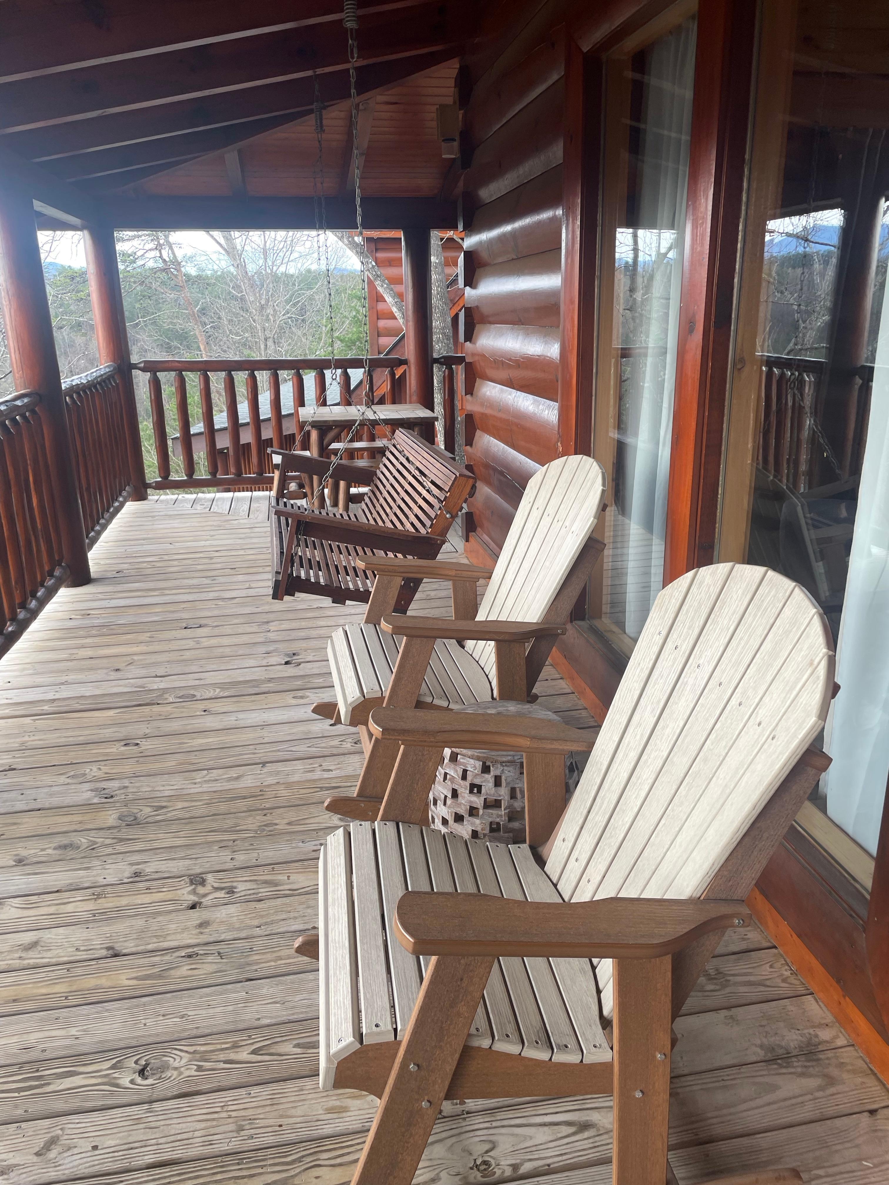 Awesome wrap around deck 