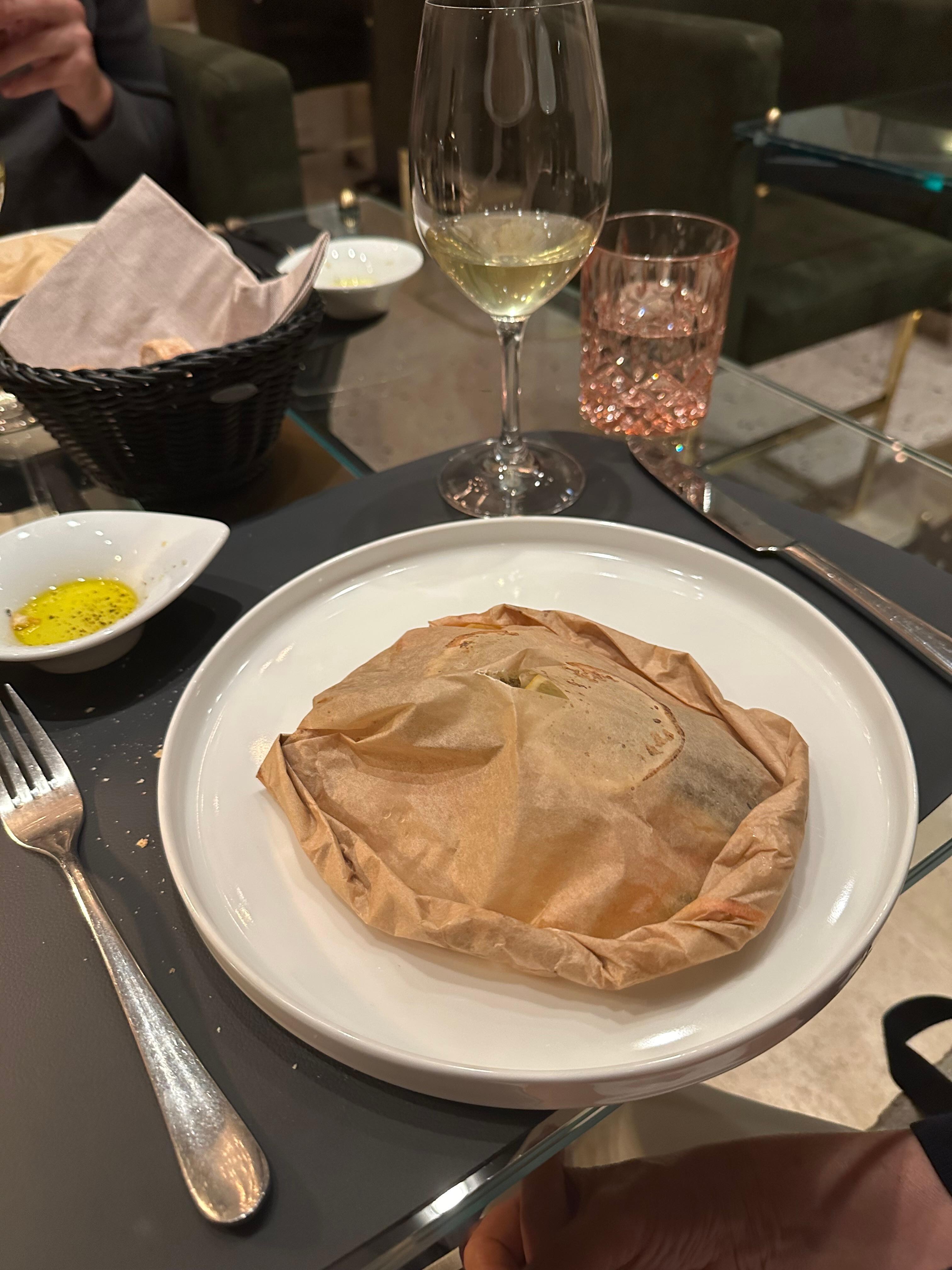 Dinner in the restaurant 