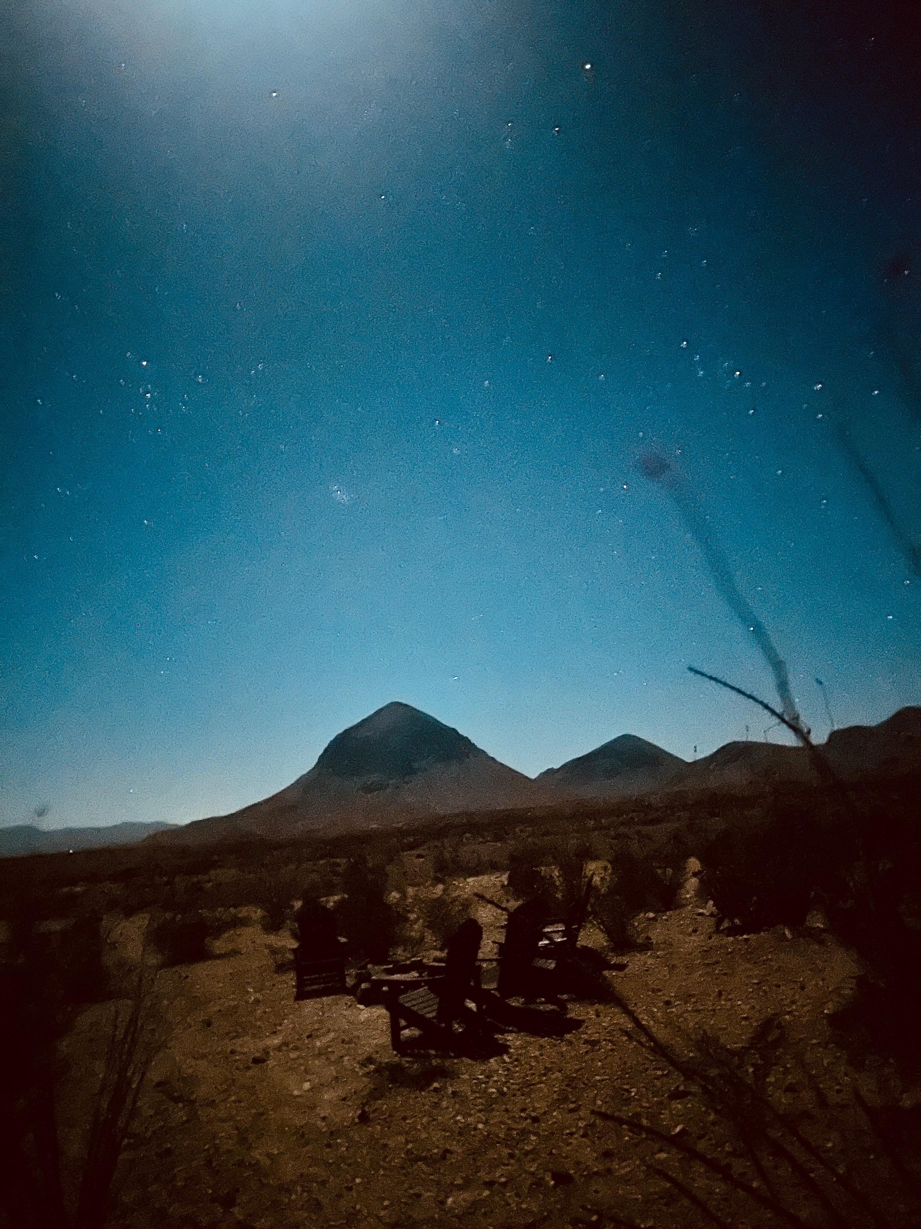 Venus and mountains in the distance 