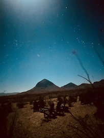 Venus and mountains in the distance