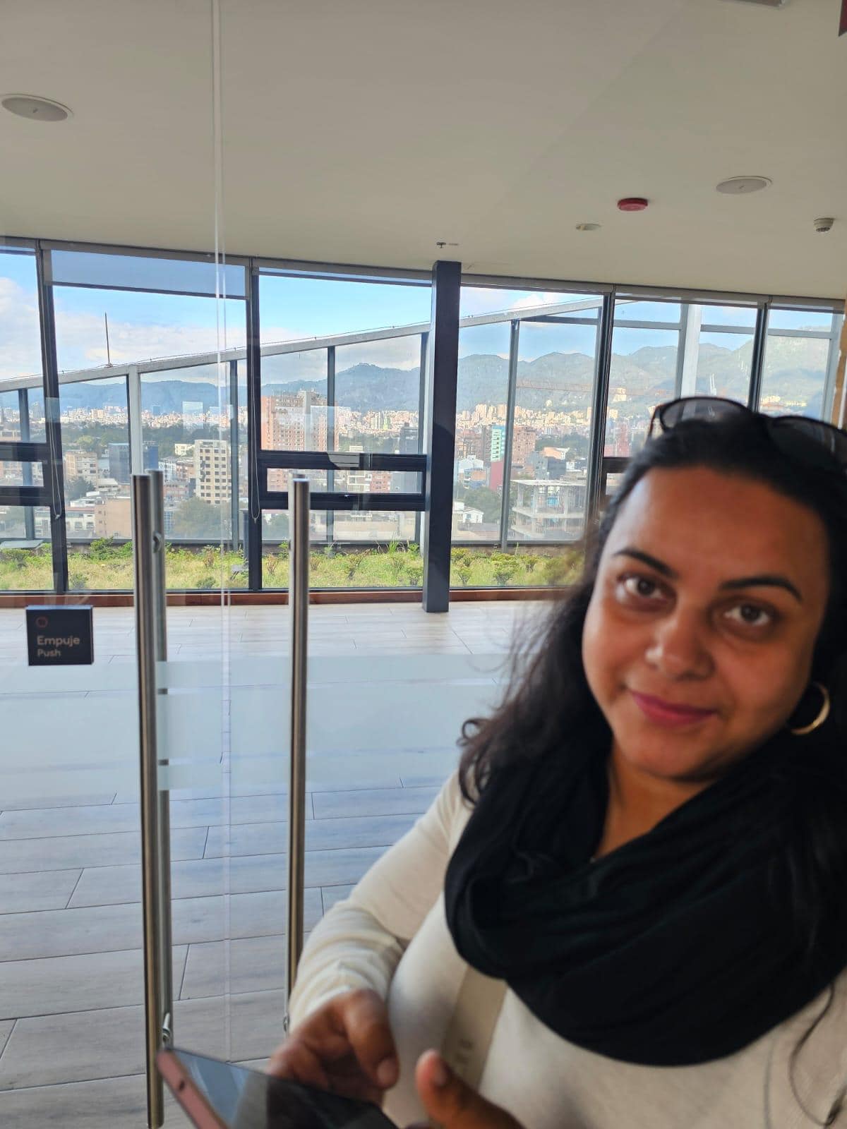 Top floor , beautiful view but closed so we could not enjoy.