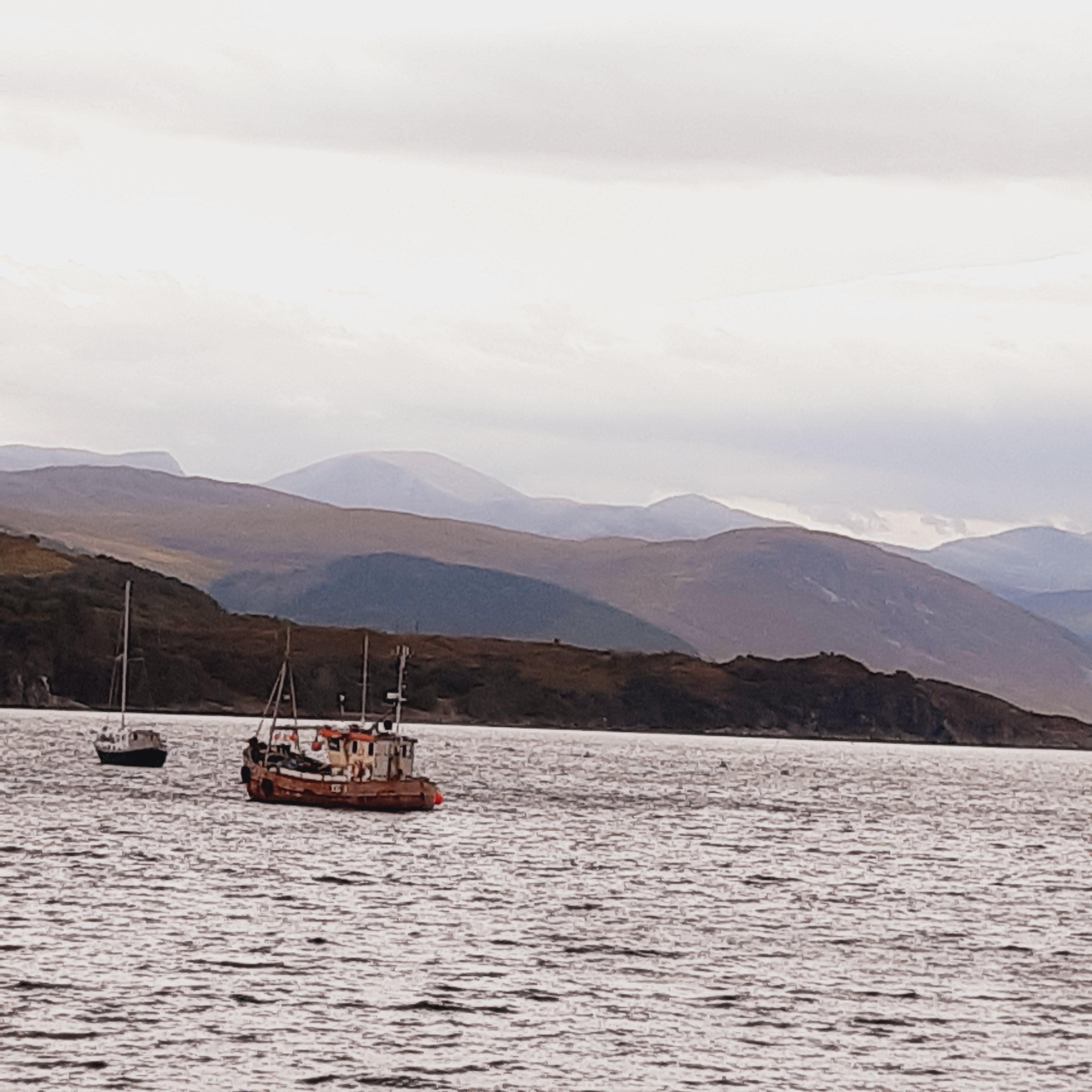 View from Shore over to hills