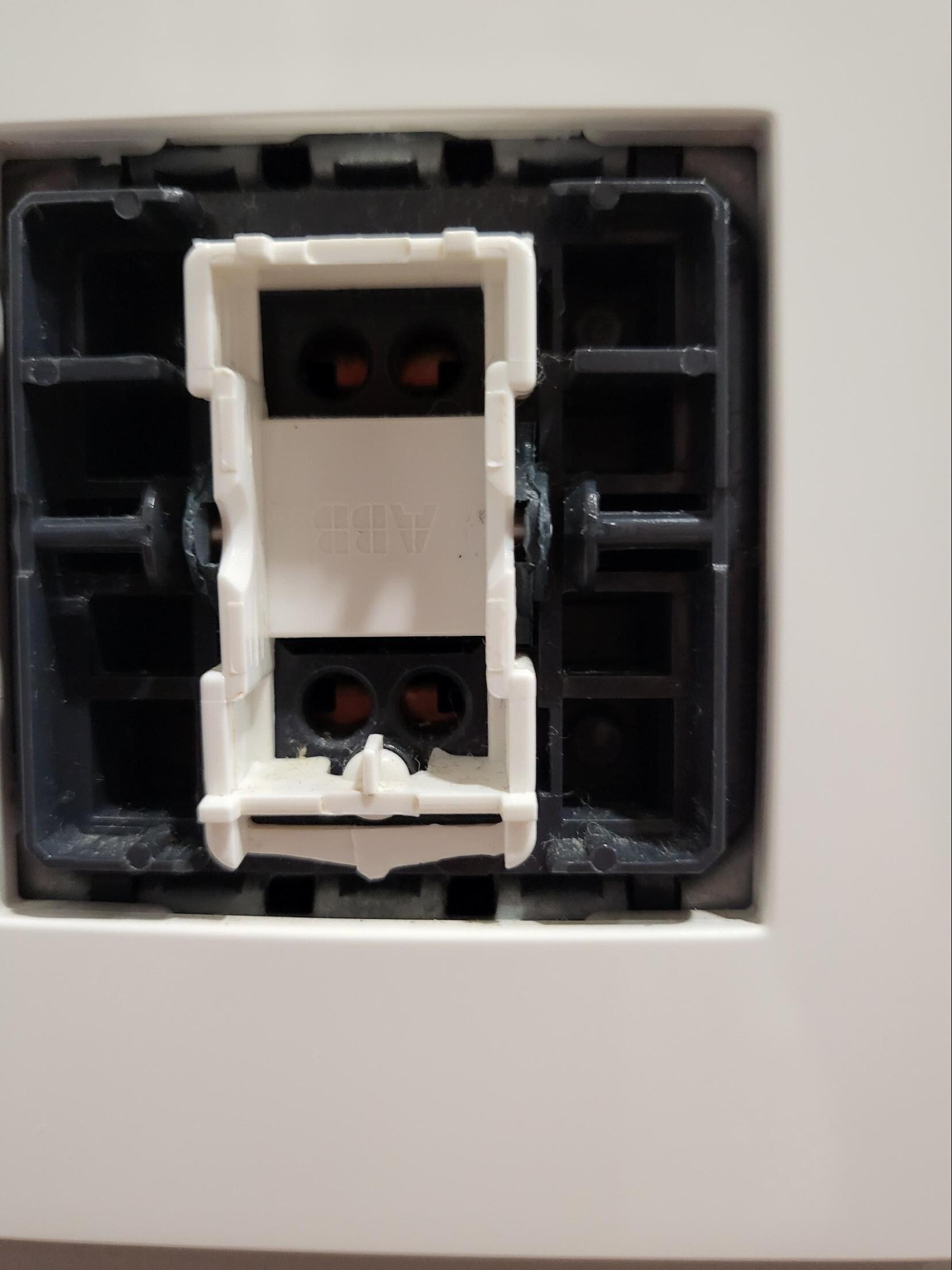 broken light switch