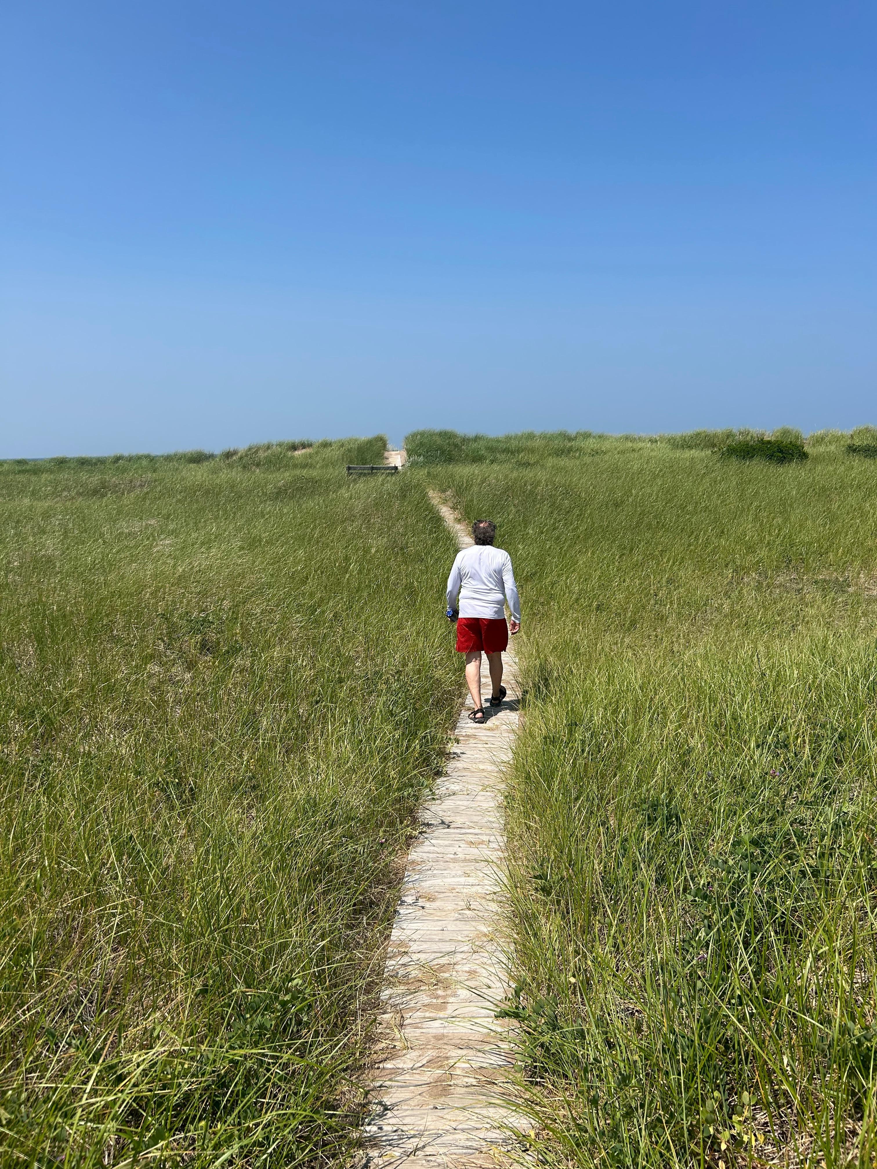 Second access to beach 