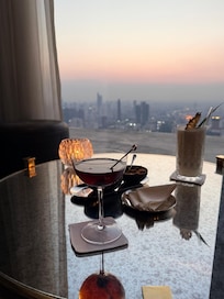 Bar was beautiful for sunset on the 56 floor