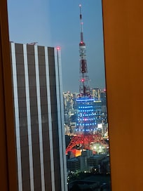 ラウンジから見えた東京タワー。