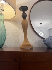 Broken candlestick