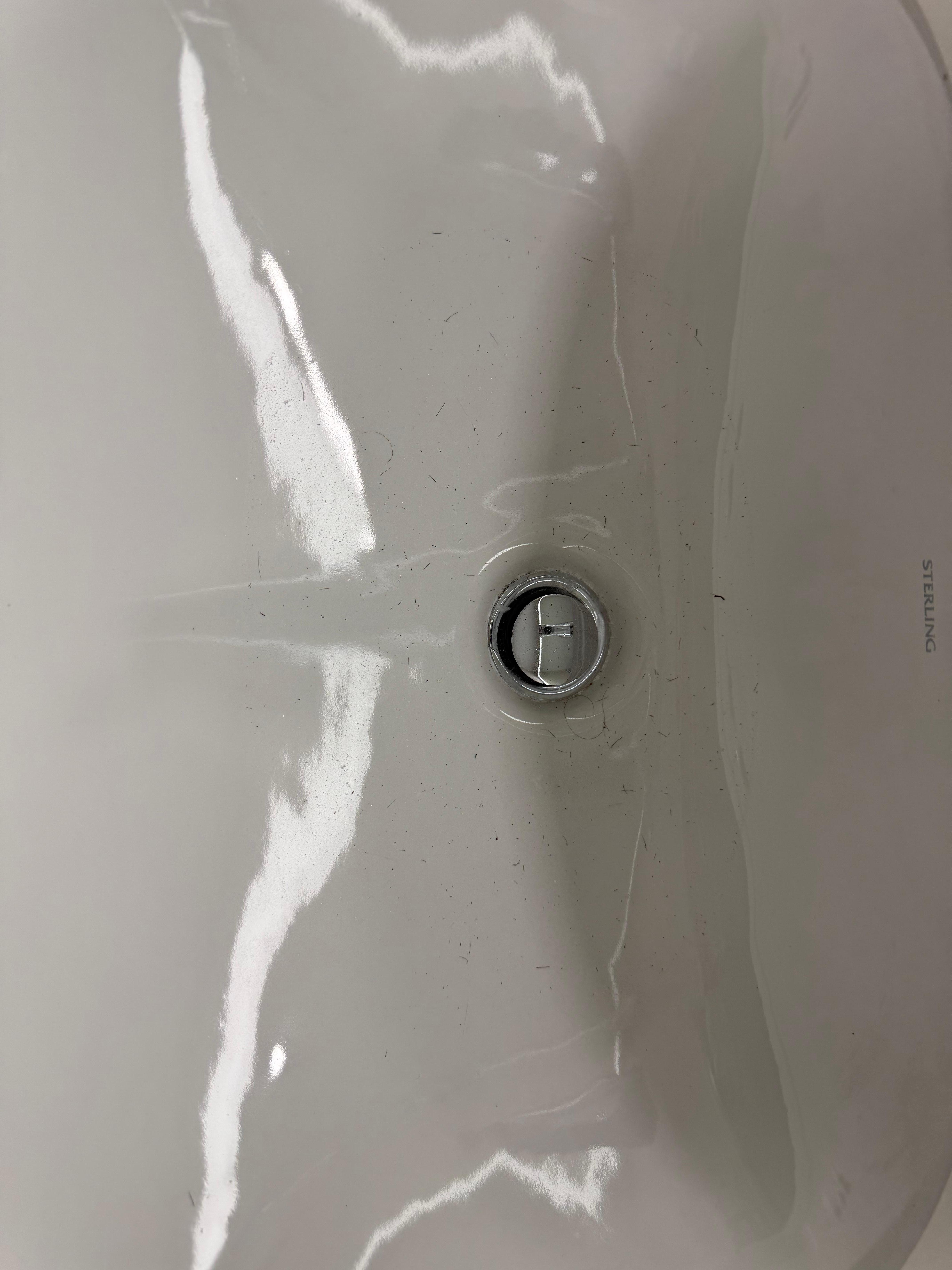 Bathroom sink during check in. 
