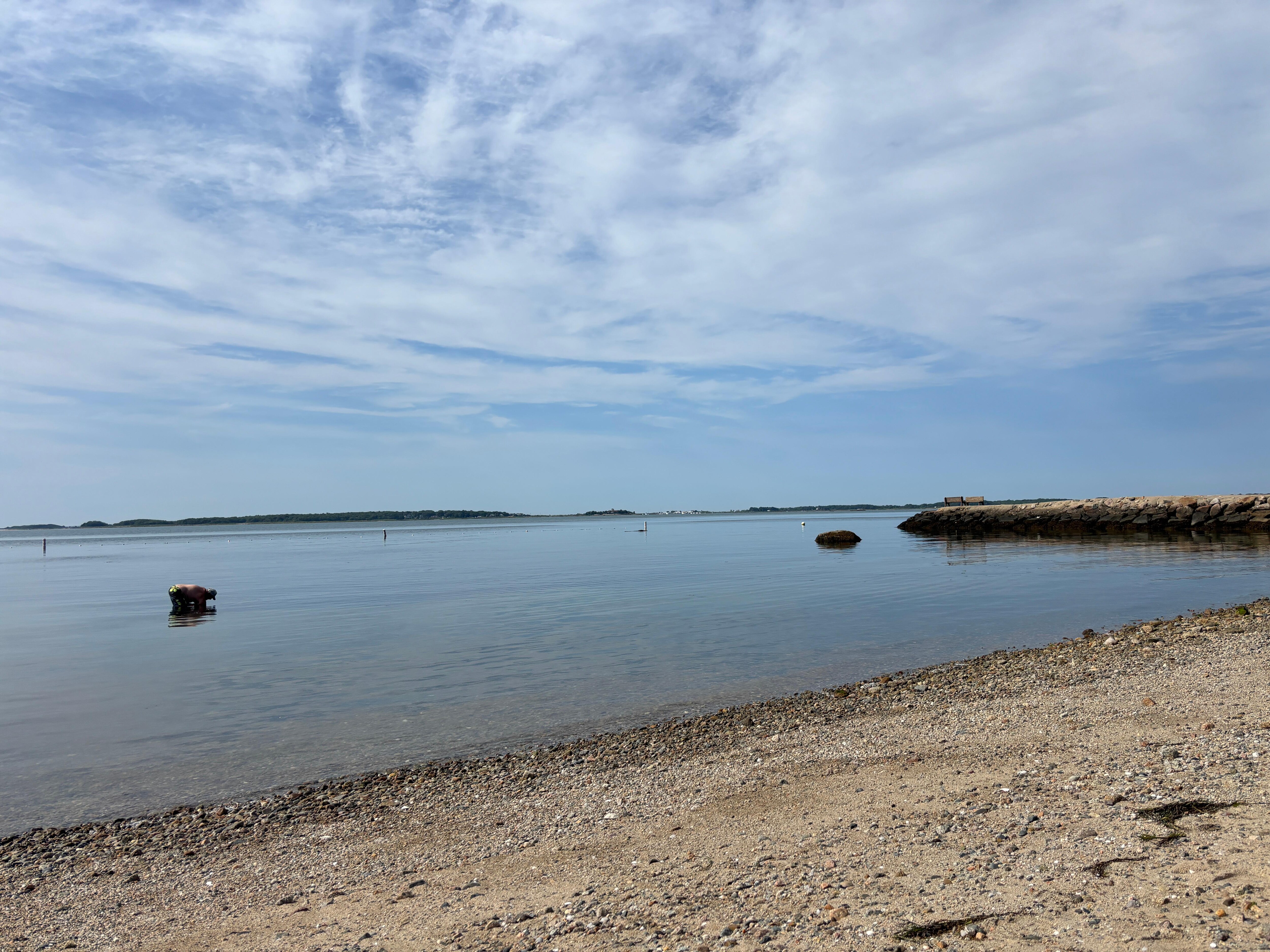 A very peaceful beach, don’t forget water shoes! 