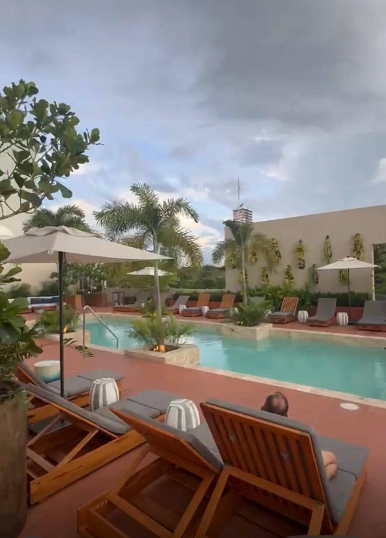 The pool area is outstanding.