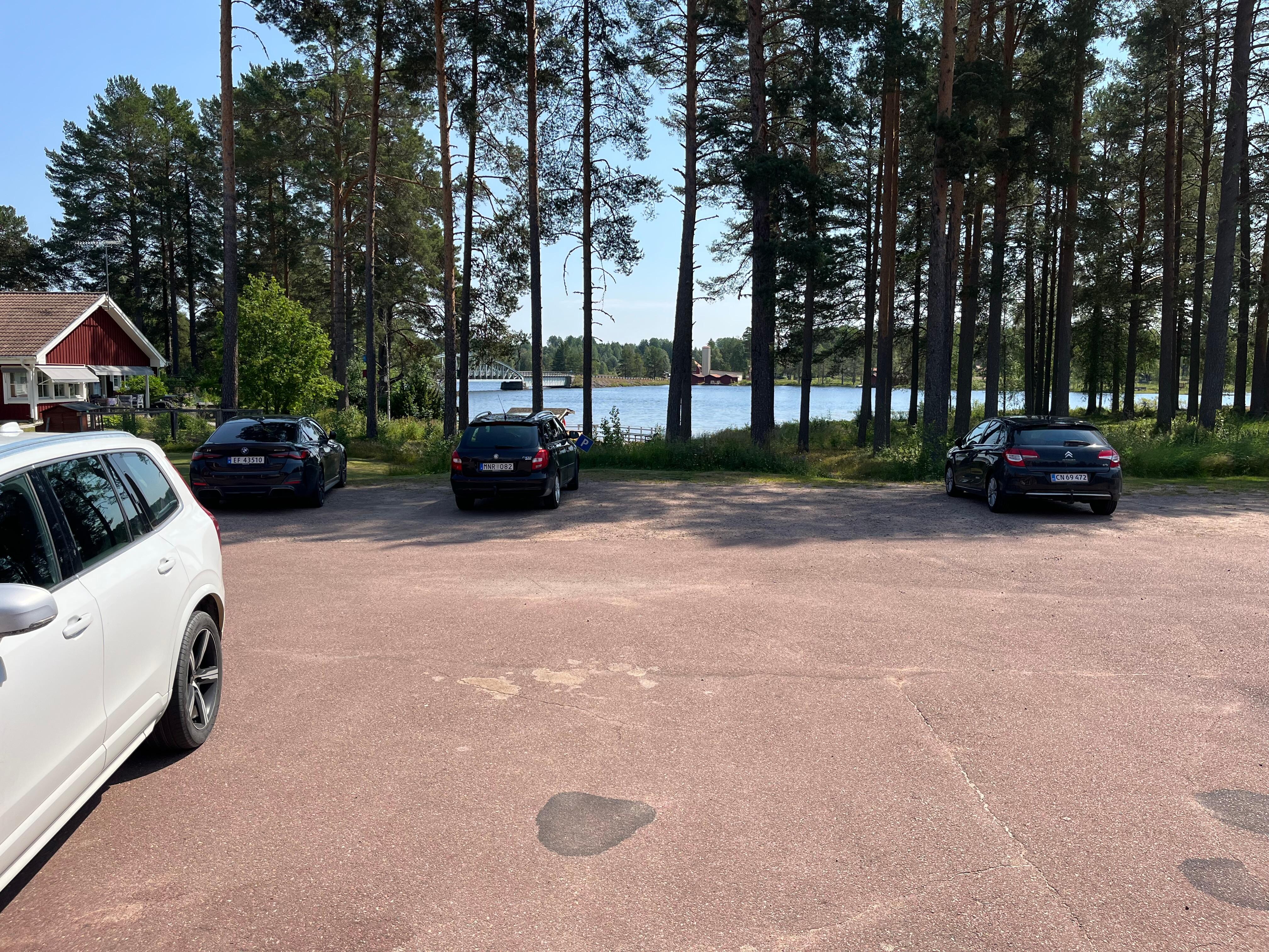 Udsigt fra terrassen