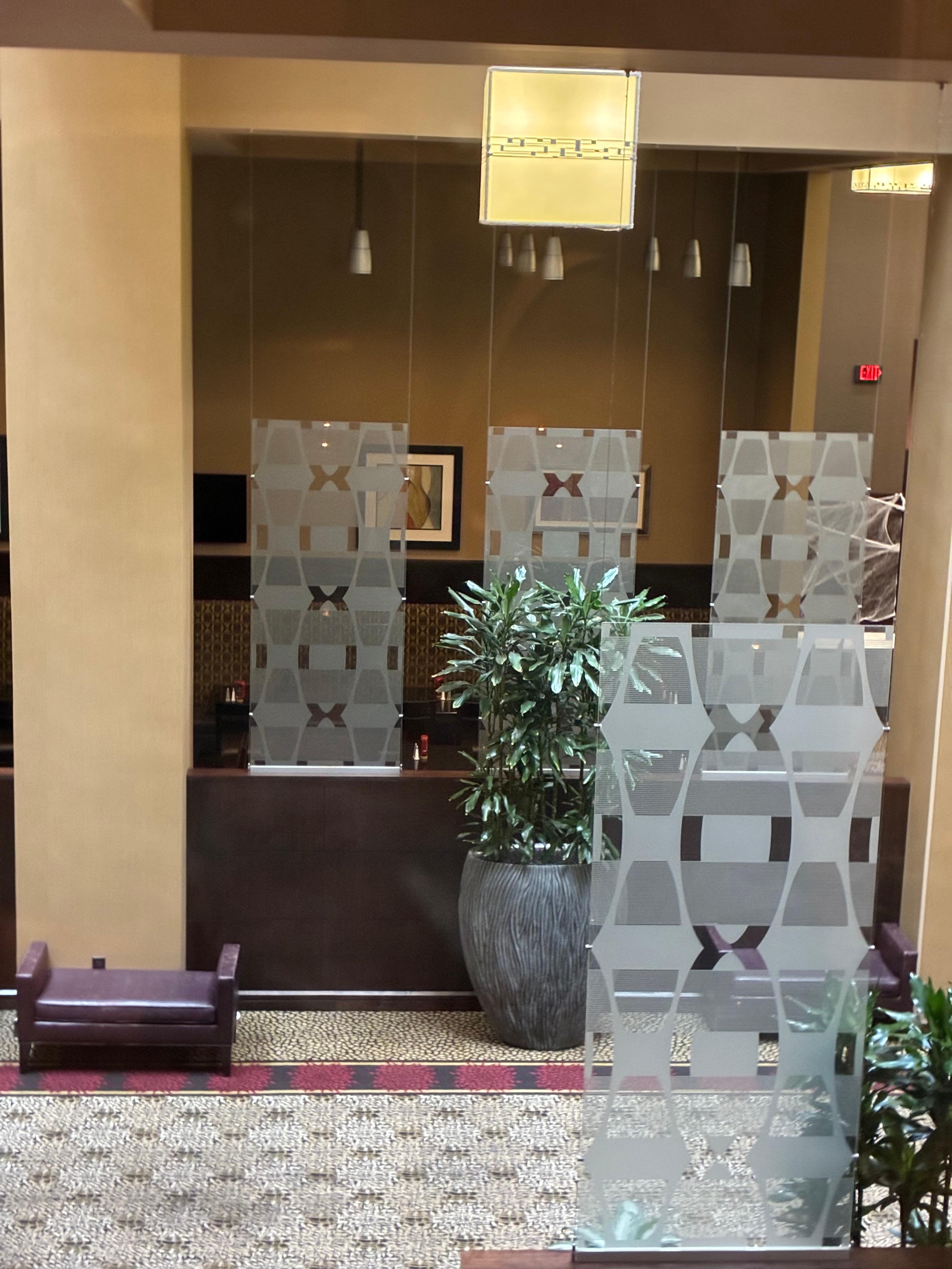 A view of the Atrium from above.