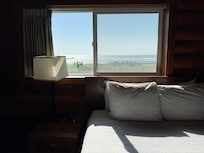 The view from our cabin