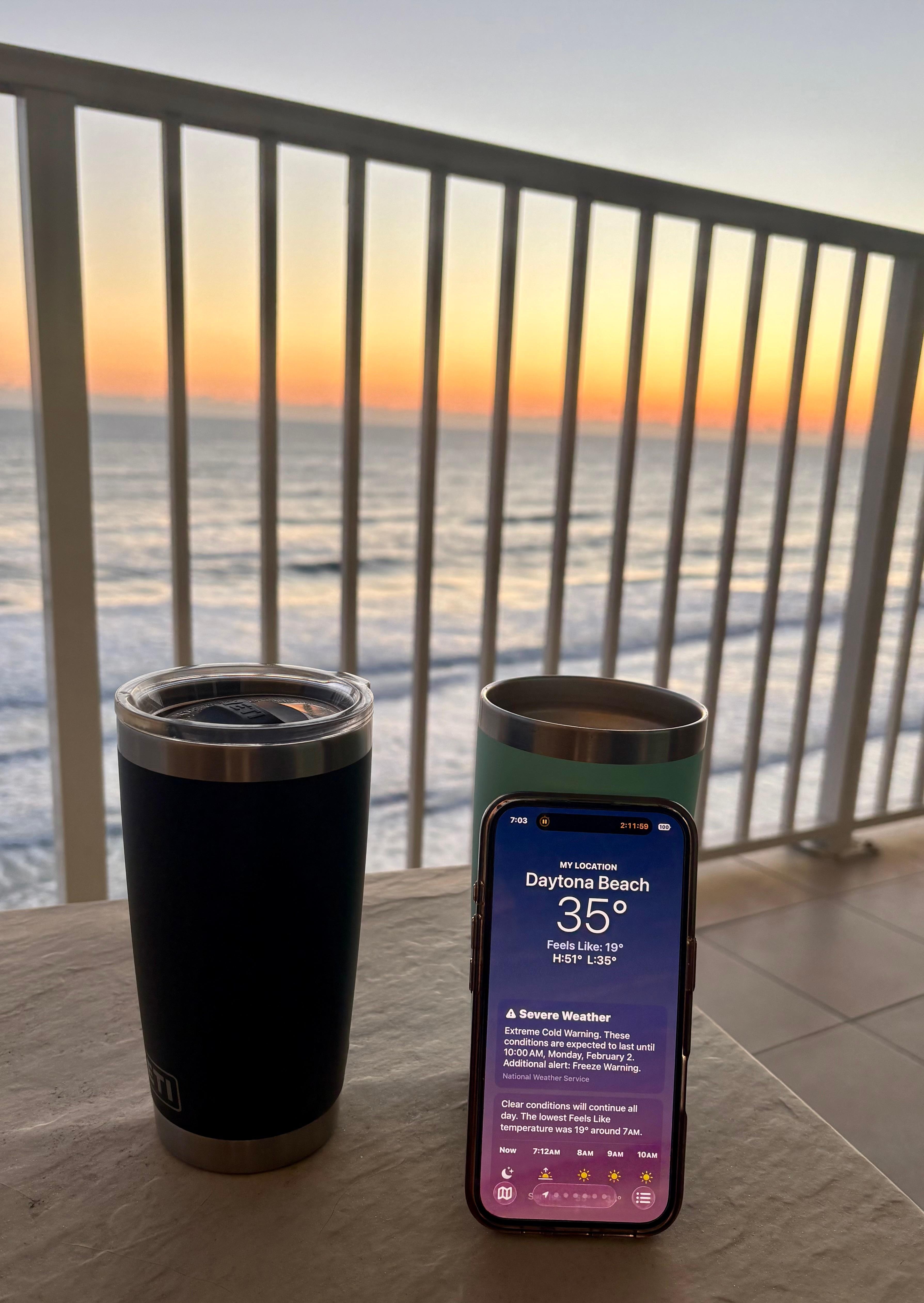 Sunrise better than home 