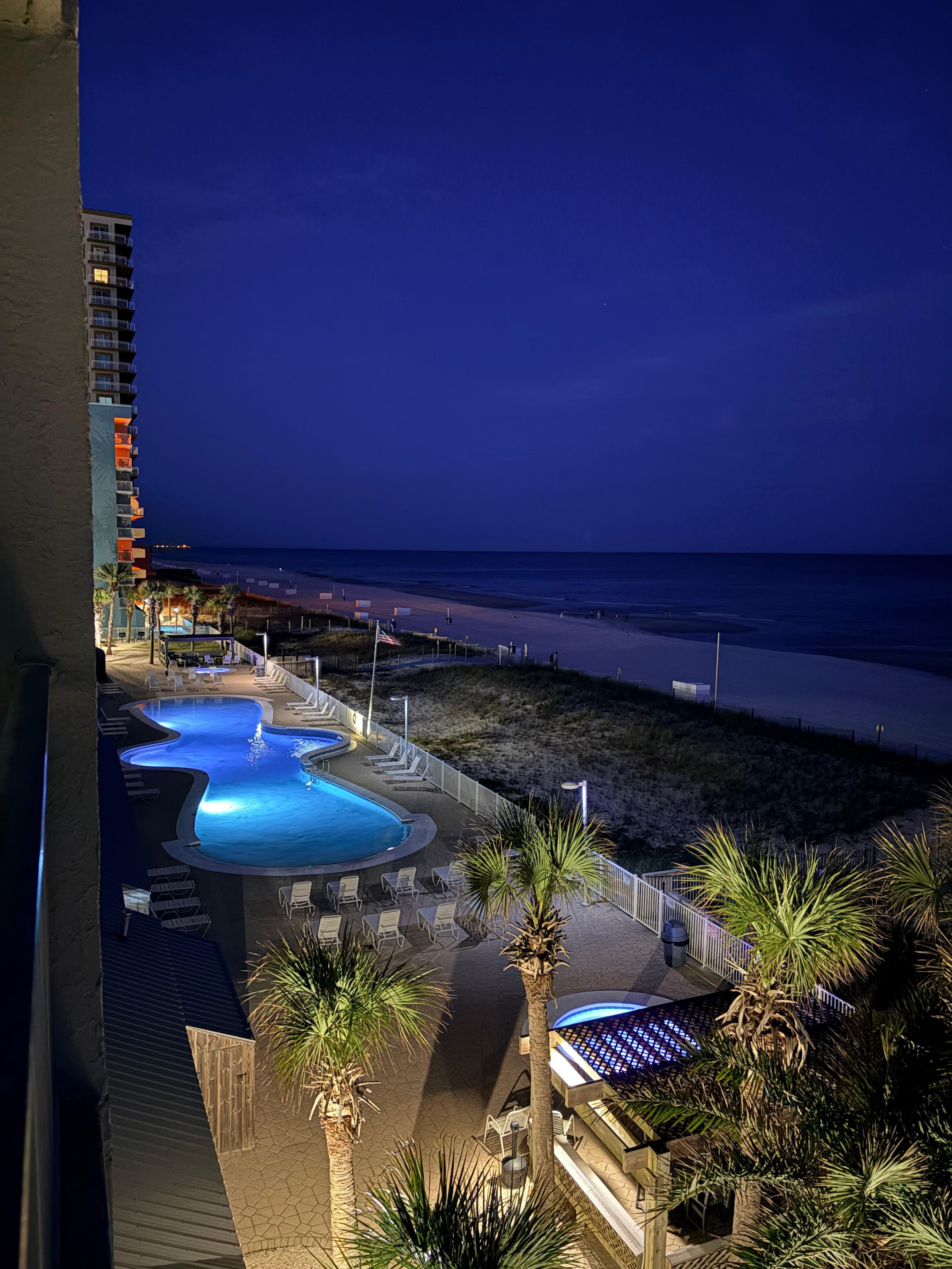 View from our balcony 