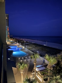View from our balcony