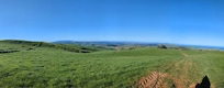 From up the hill