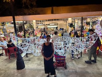 A beautiful market the week before Christmas- food, Guayaberas, and so much more!