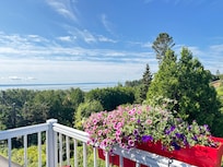 Belle vue du balcon de notre chambre