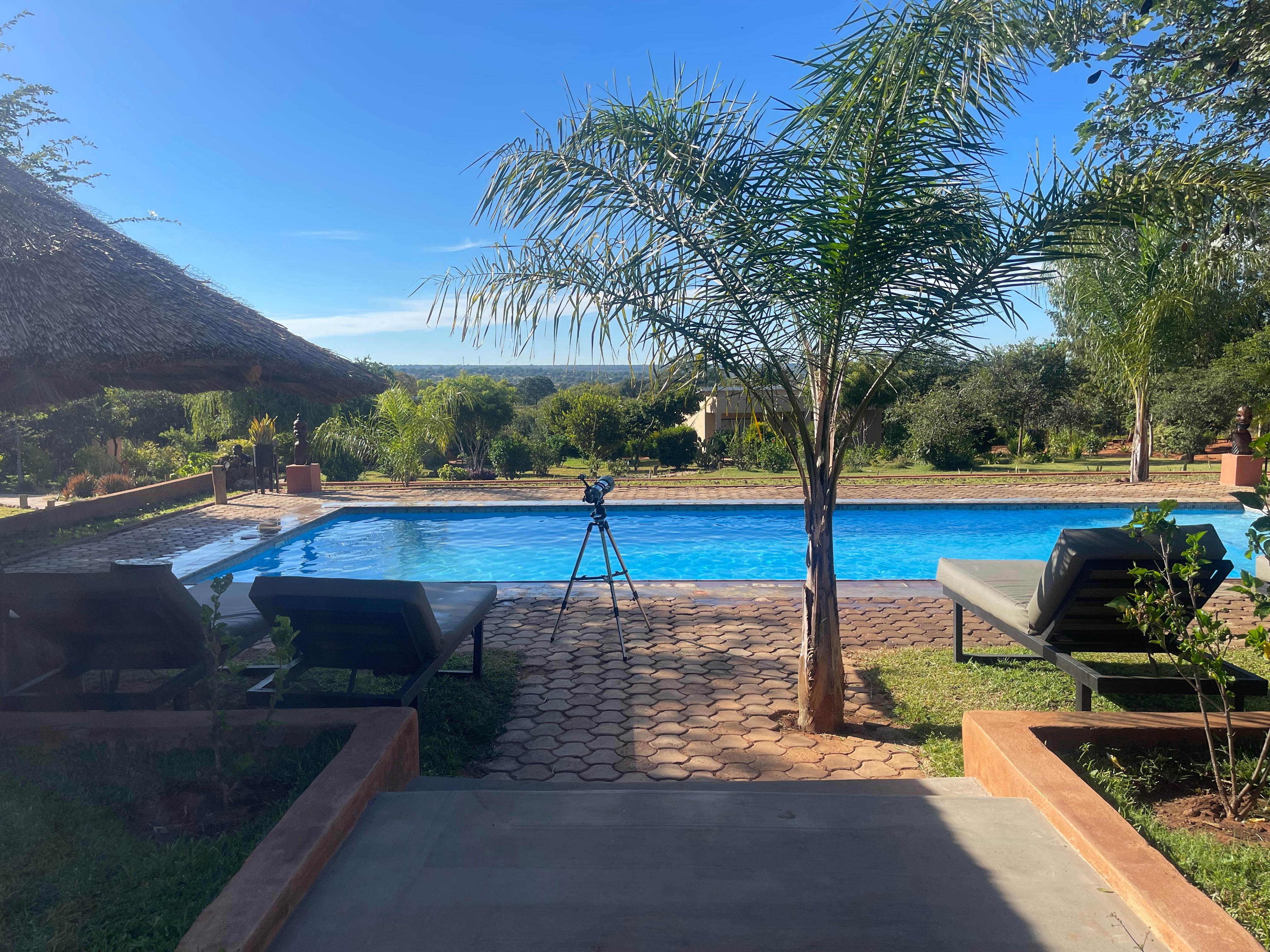 Lovely view from pool and restaurant