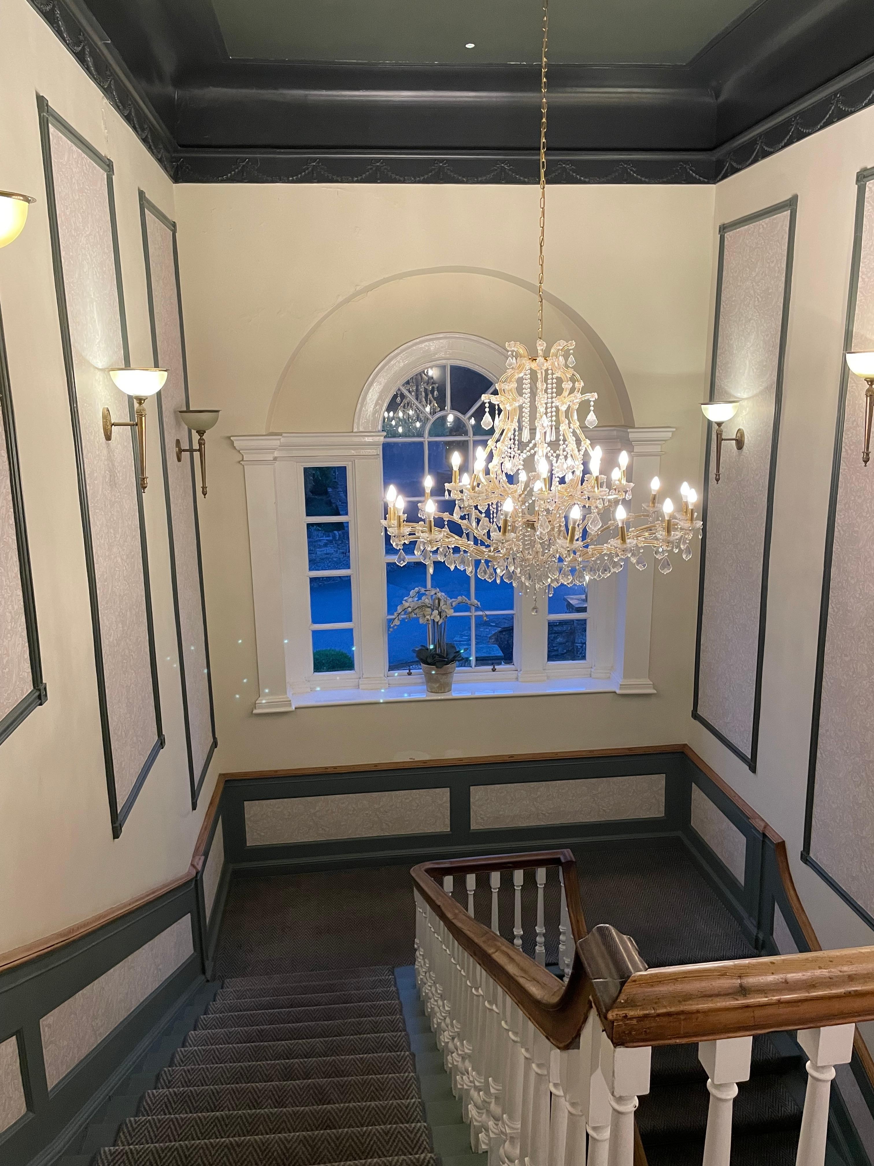 Staircase with feature window