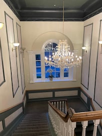Staircase with feature window