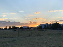 The view at sunset
