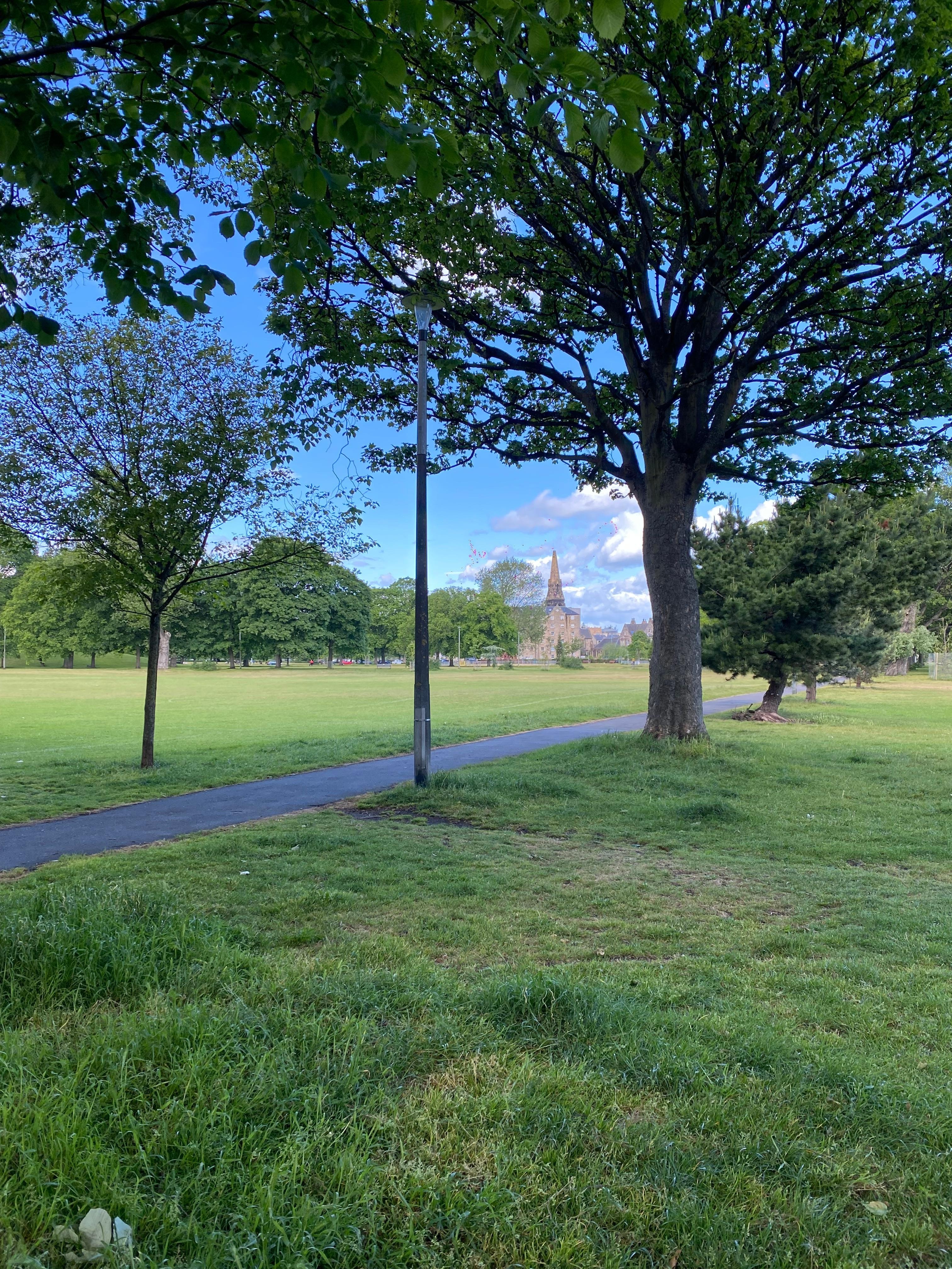 Park across the road