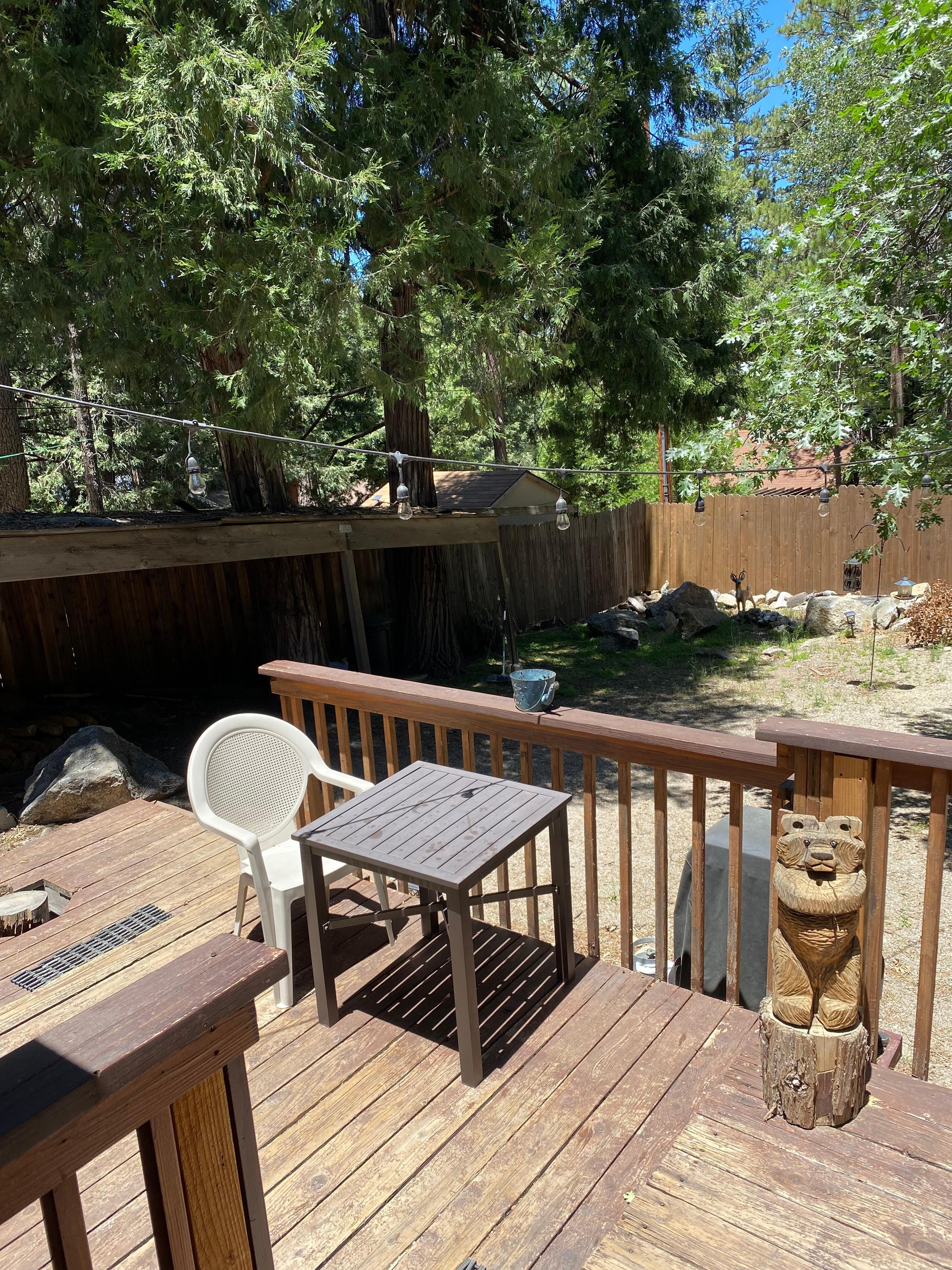 Back deck