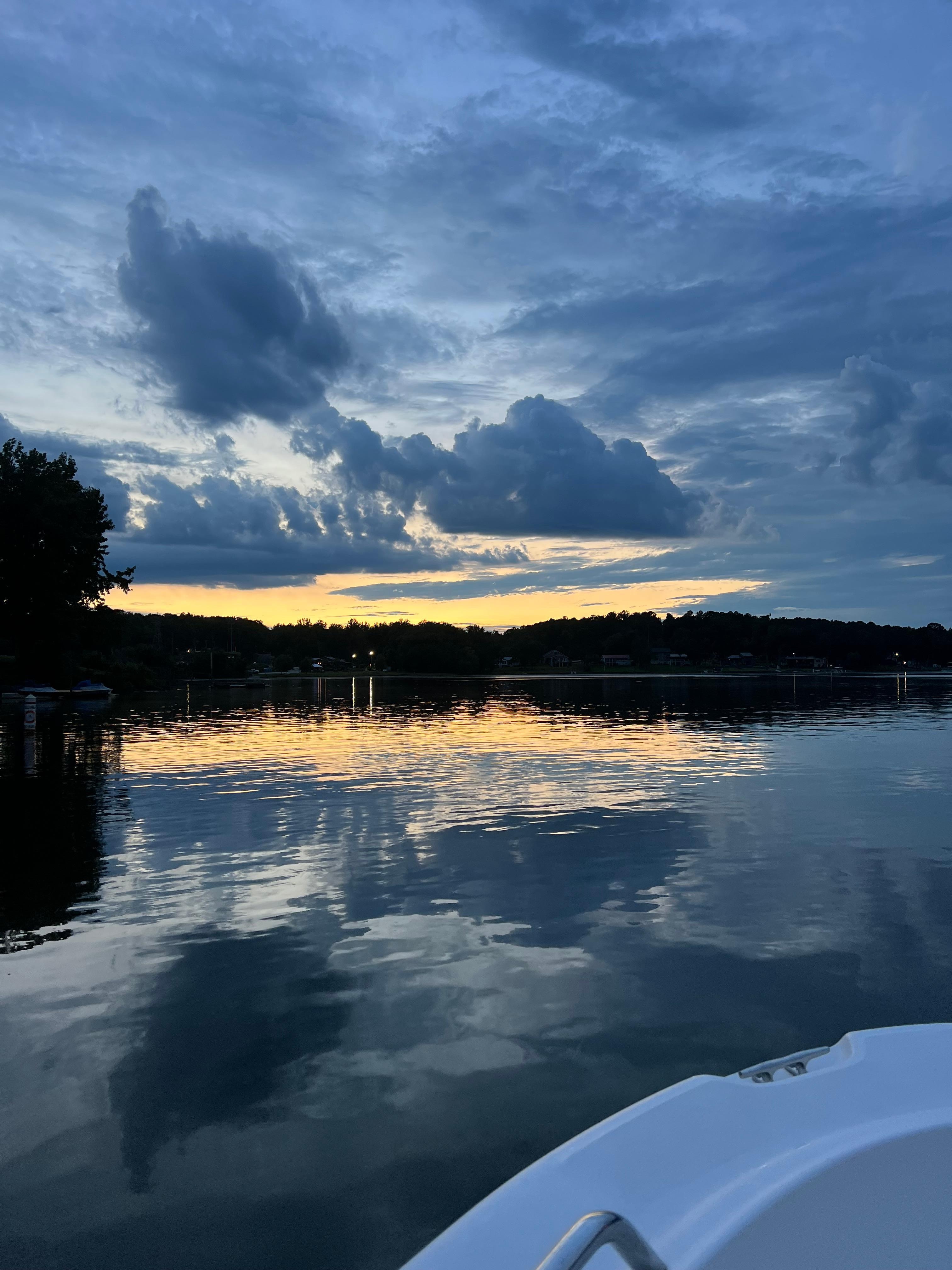 Evening on Lake Wateree. 