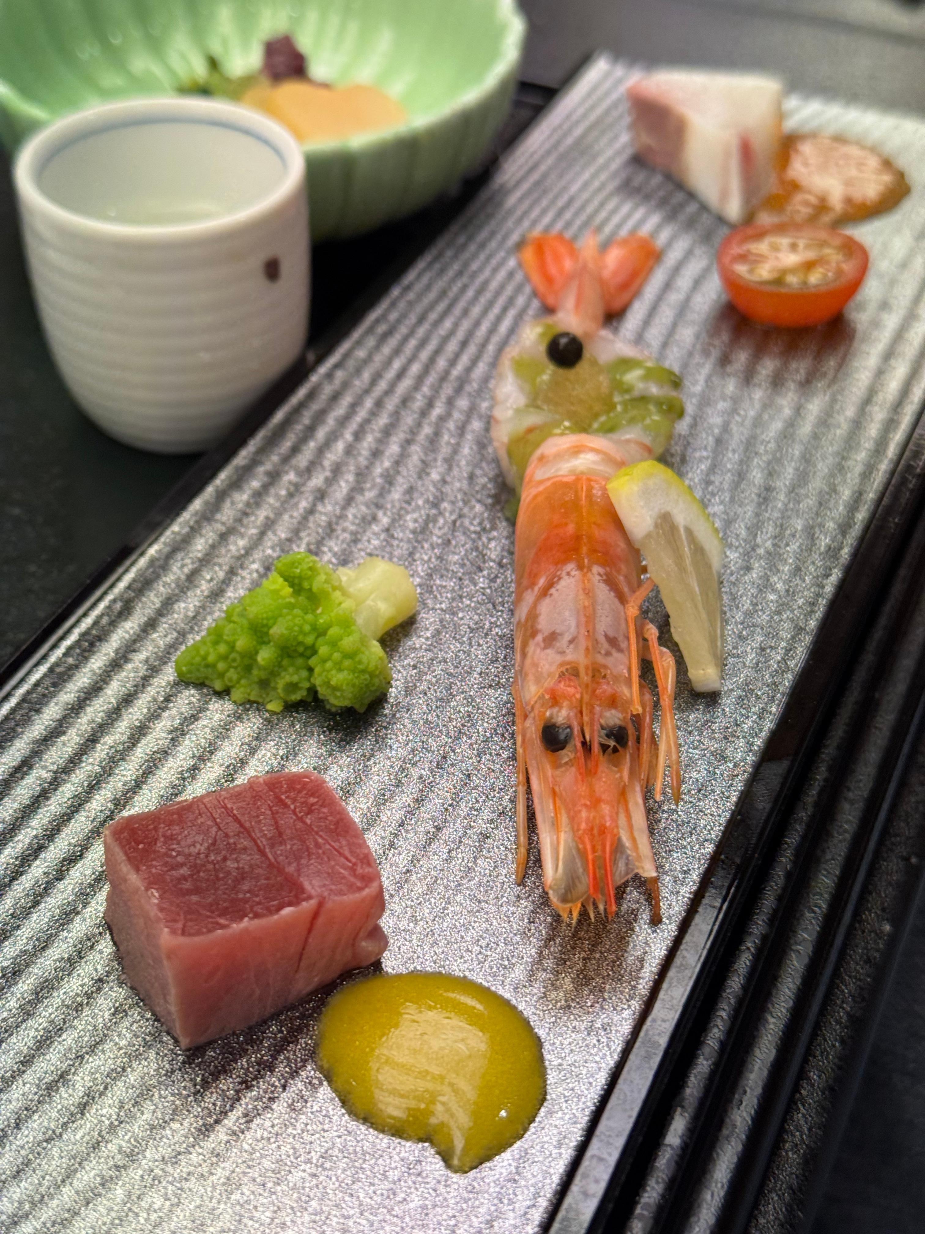 The sashimi is not fresh enough