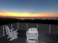 Primary bedroom sunrise view