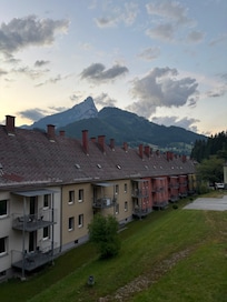 Colorful buildings of the property.